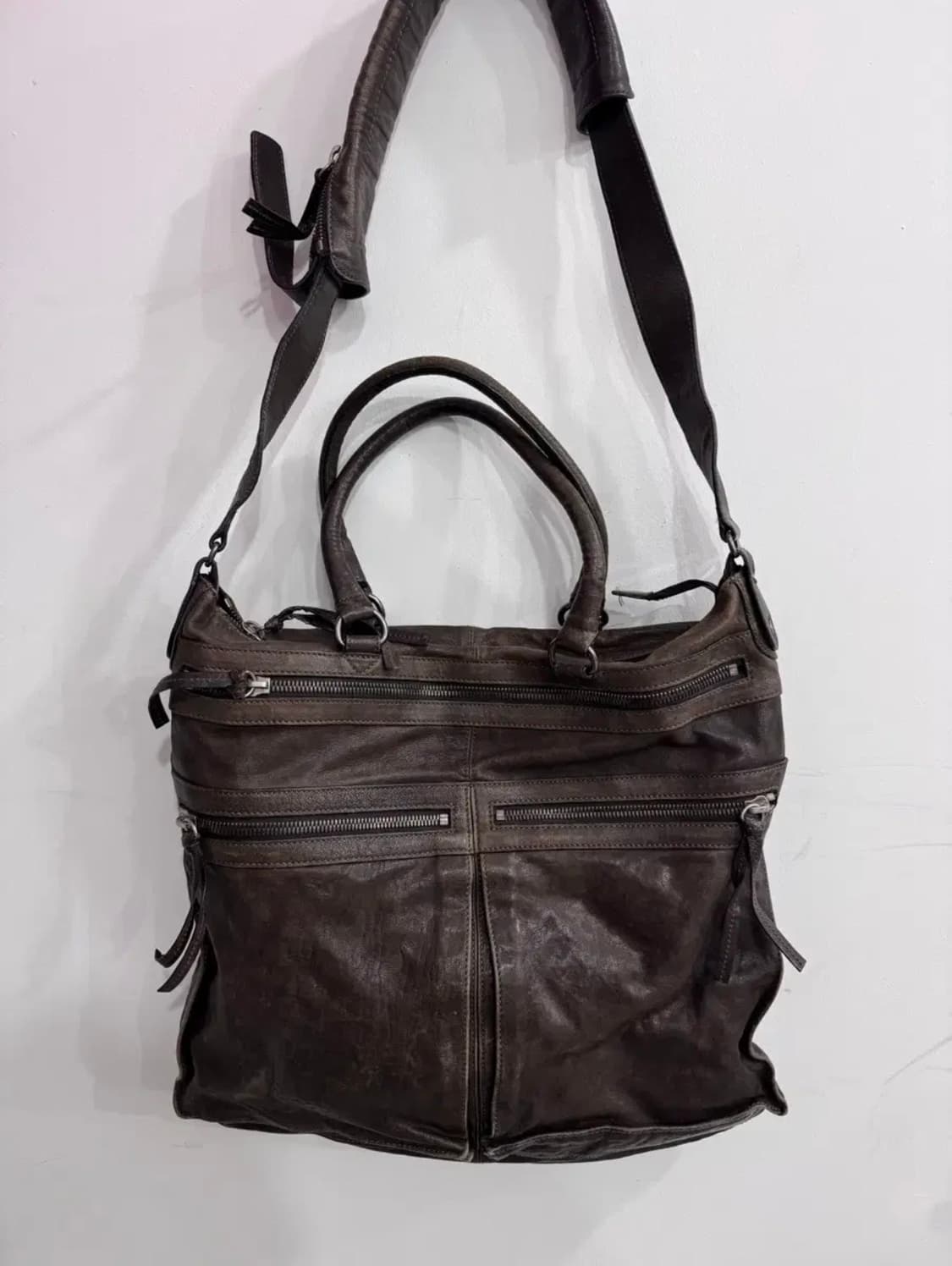 시스템 SYSTEM 가죽 숄더백 상품이미지1