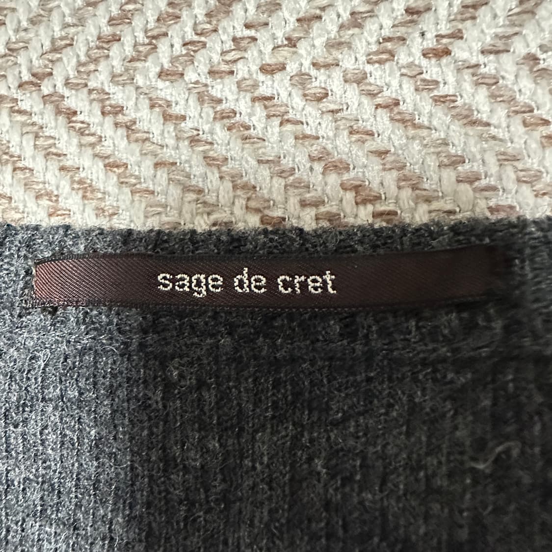 SAGE DE CRET japan made classic knitvest 상품이미지3