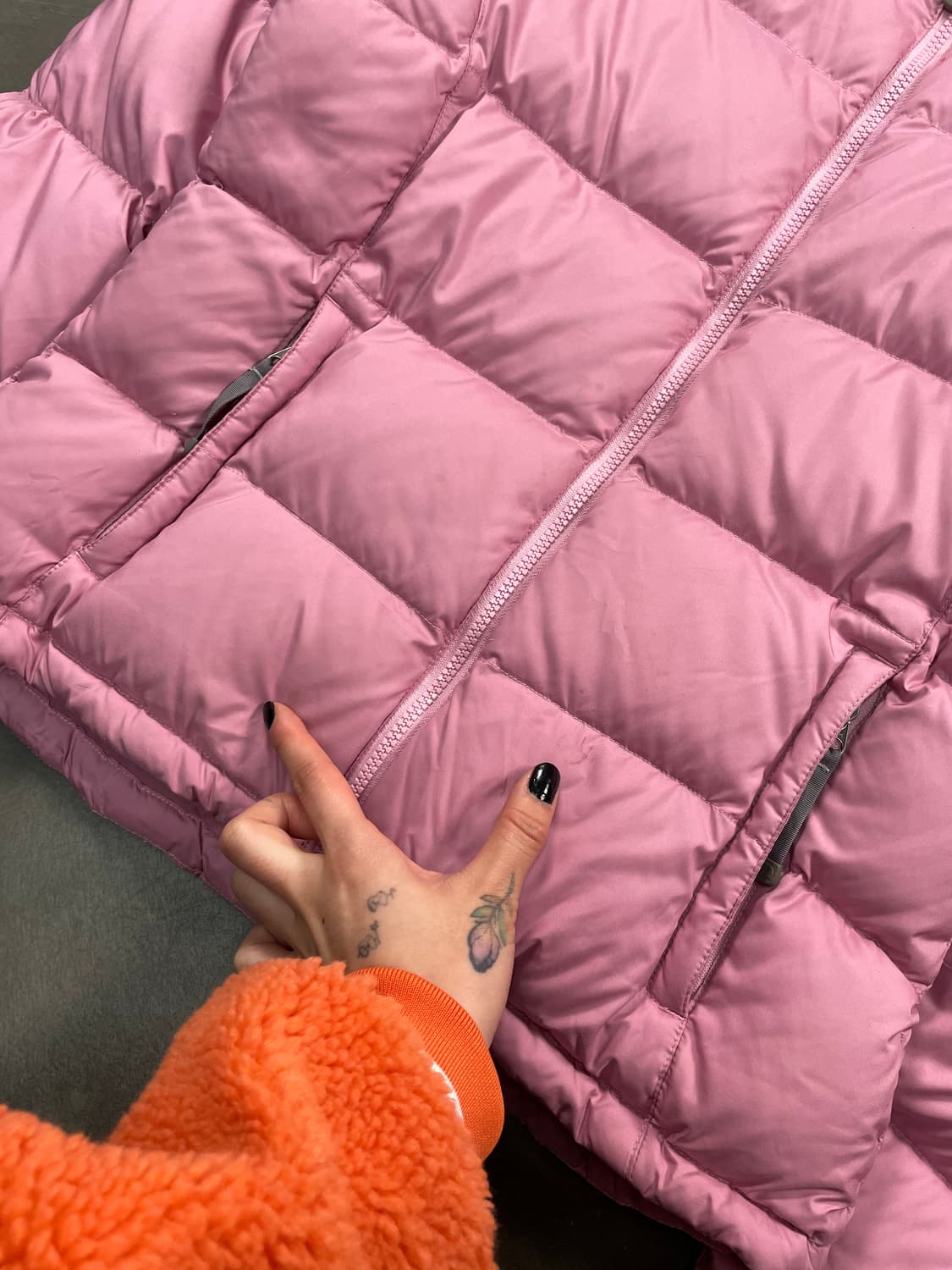 00s 노스페이스 딸기우유 눕시 패딩 상품이미지3