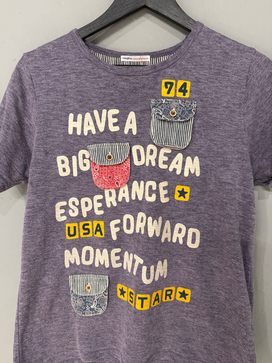 Rough lettering & pocket detail tee 상품이미지7