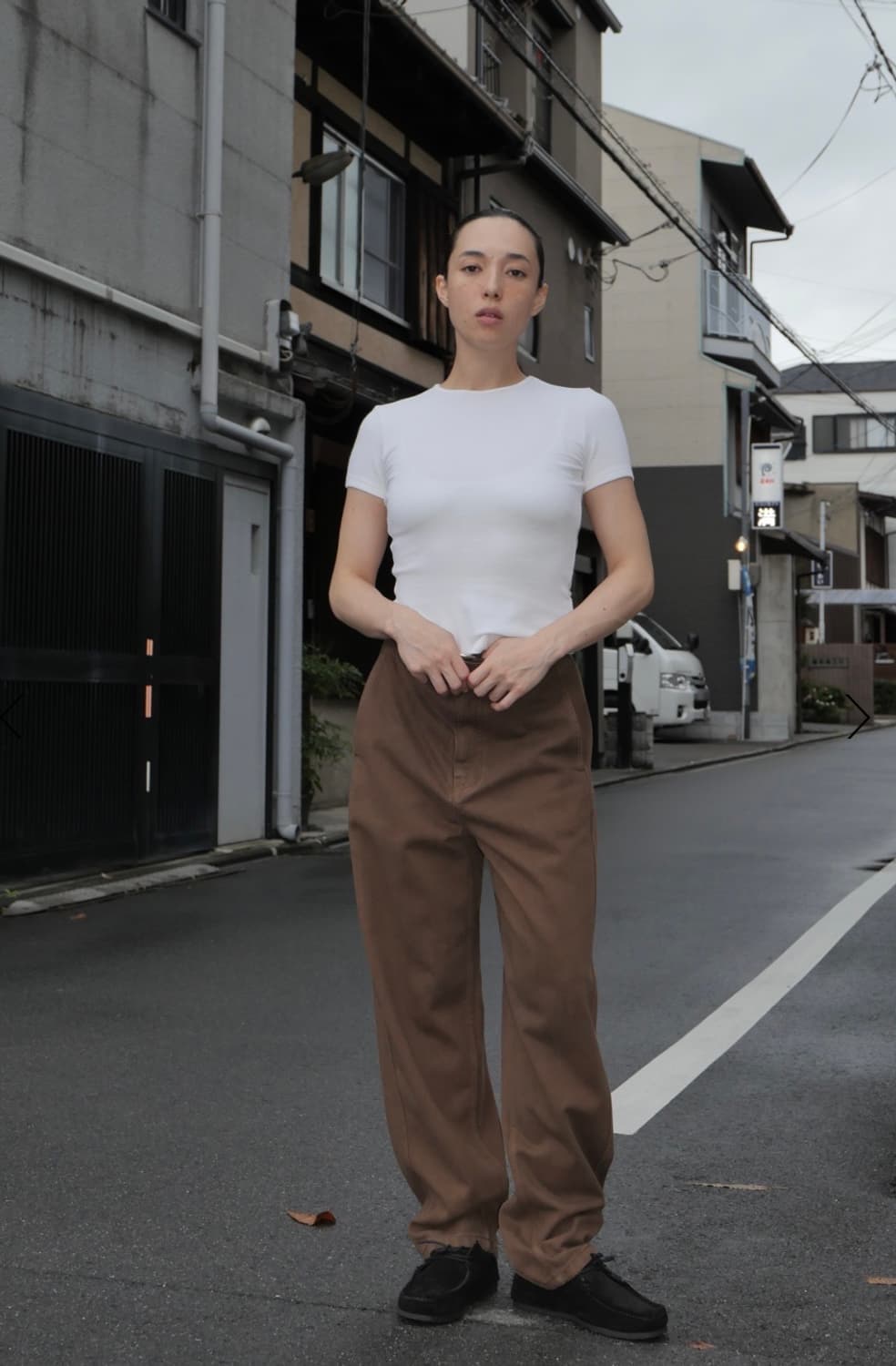 르917 커브 데님 팬츠 상품이미지2