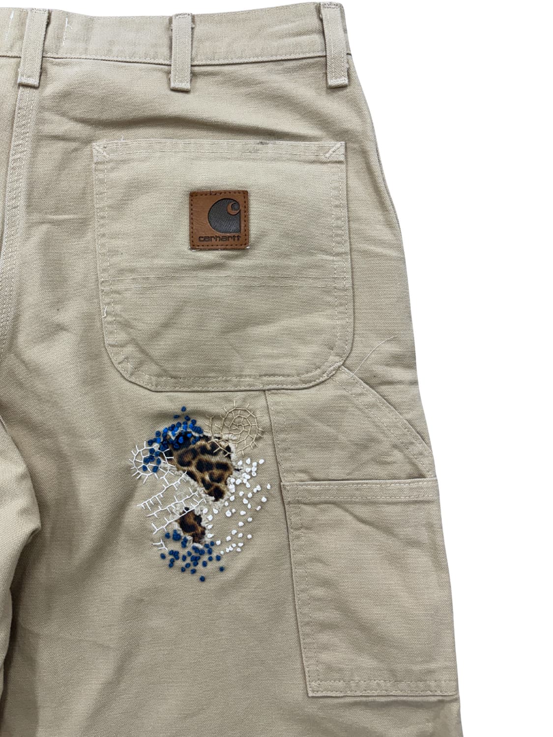 Carhartt Boro Sashiko Distressed Shorts 상품이미지6