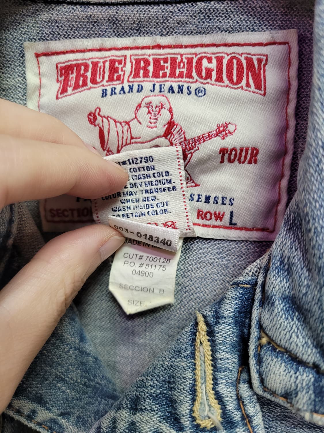 True Religion 트루릴리젼 데님 자켓 청자켓 상품이미지4