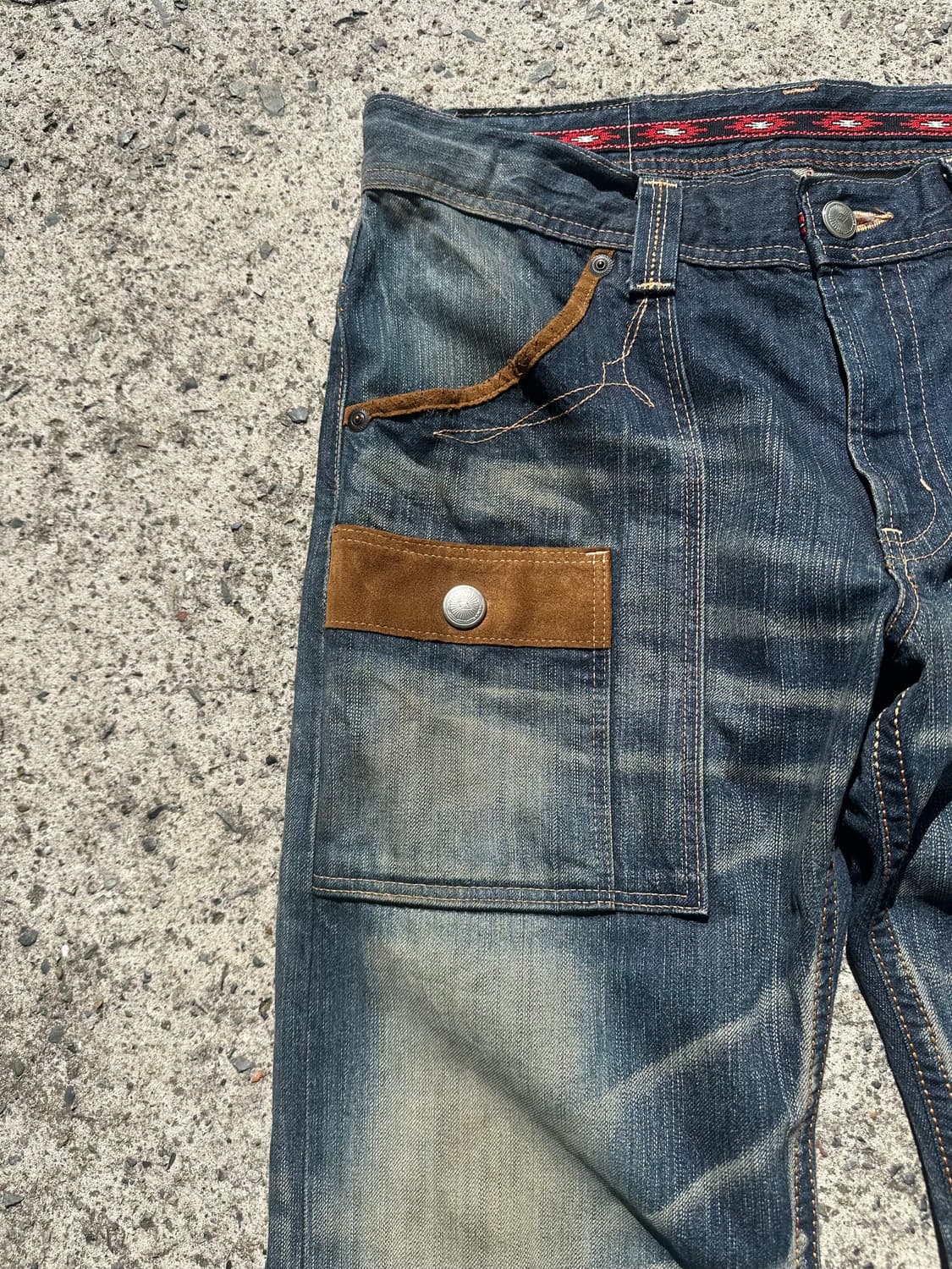 Edwin-XV concho denim washed pants 상품이미지5