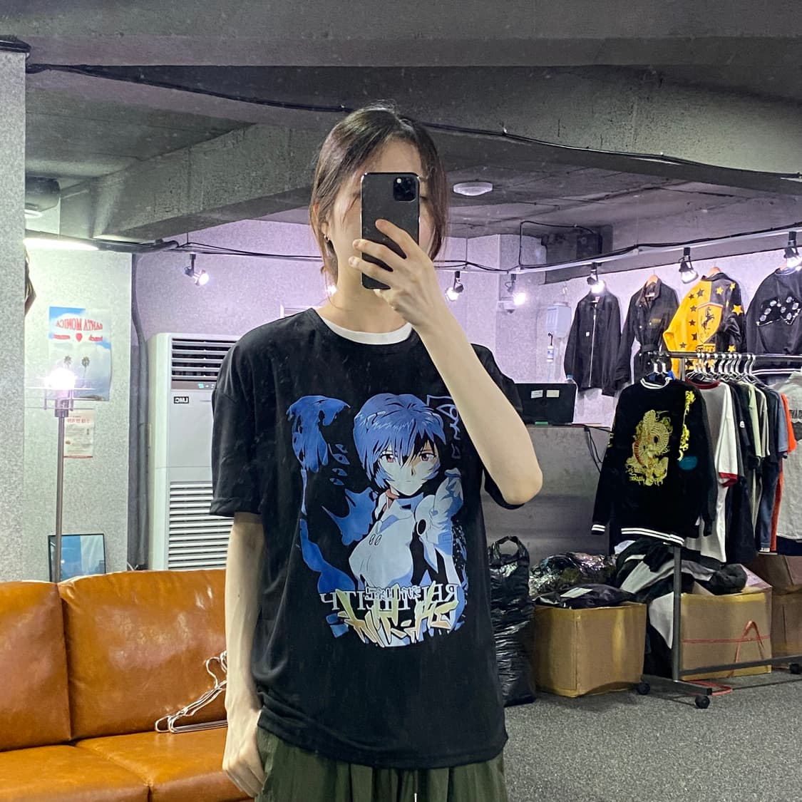 에반게리온 애니메이션 반팔티 B2152 상품이미지1