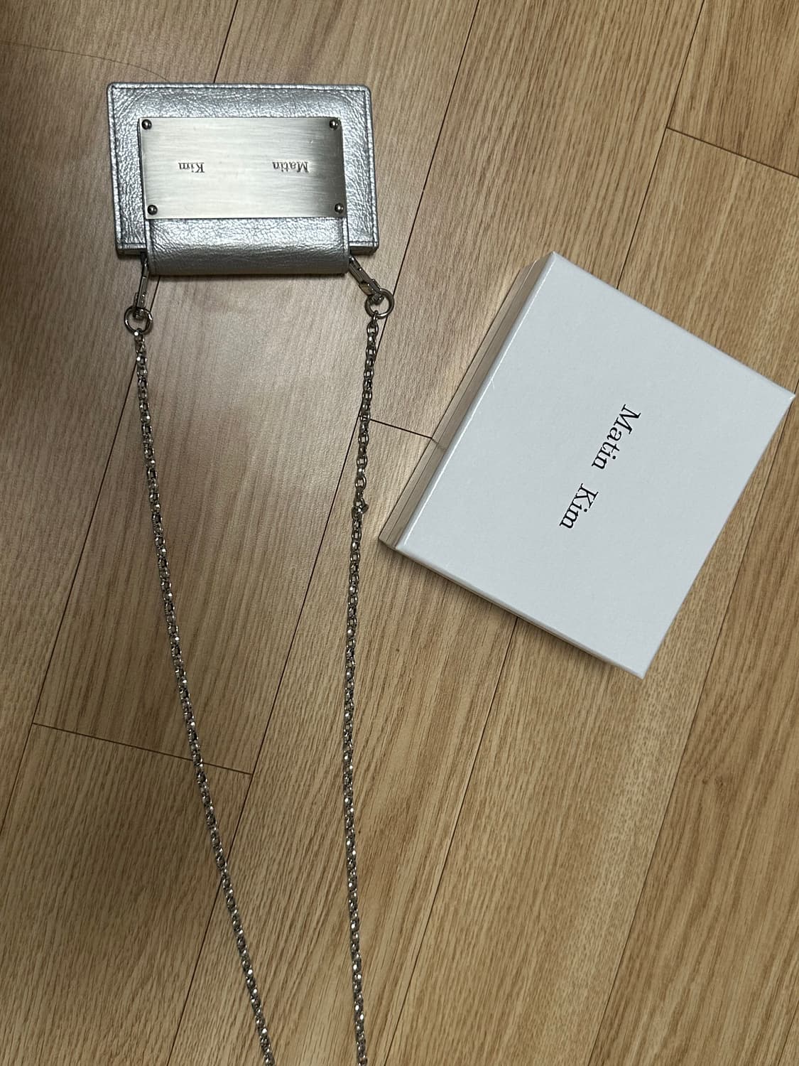 마뗑킴 실버 아코디언 지갑  상품이미지7