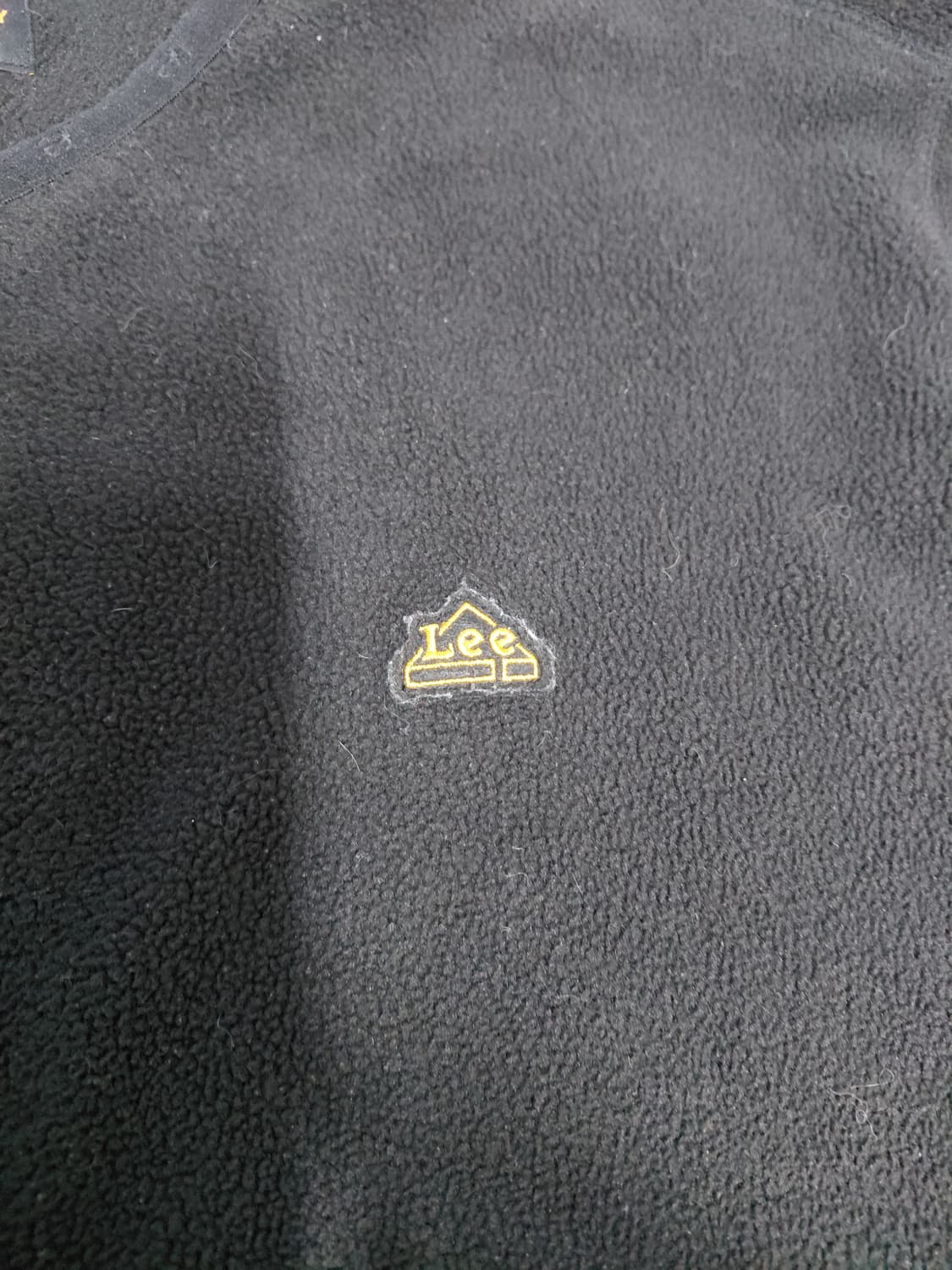 Lee 리 폴라플리스 스냅 가디건 블랙 M 상품이미지5