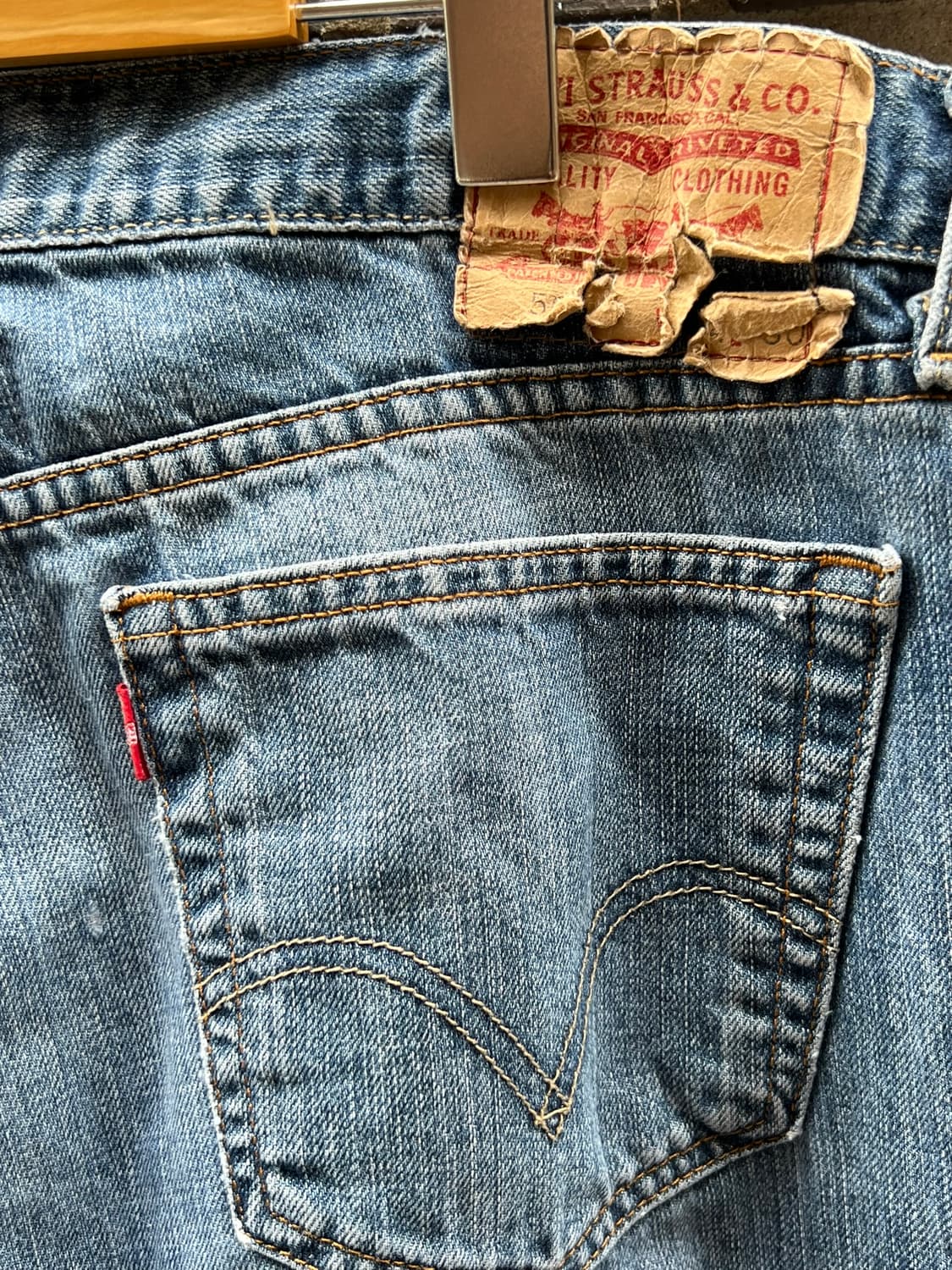 [34x30] 리바이스 550 릴렉스핏 스트레이트 데님 빈티지 청바지 상품이미지10