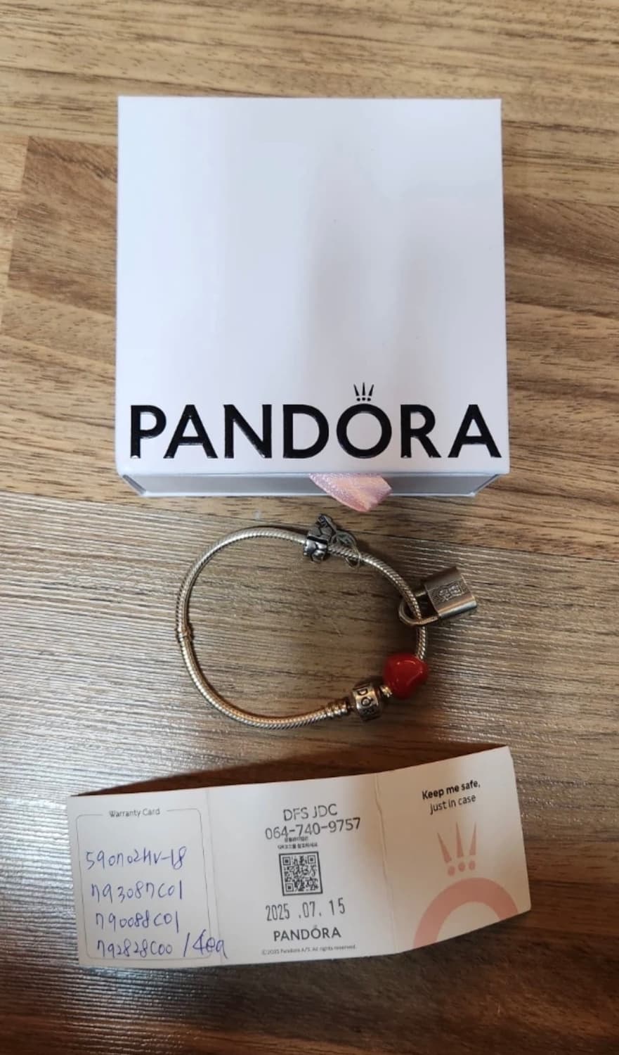 (정가41만 / 보증서.케이스보유) 판도라 팔찌 참 세트 / 판도라 실버 상품이미지2