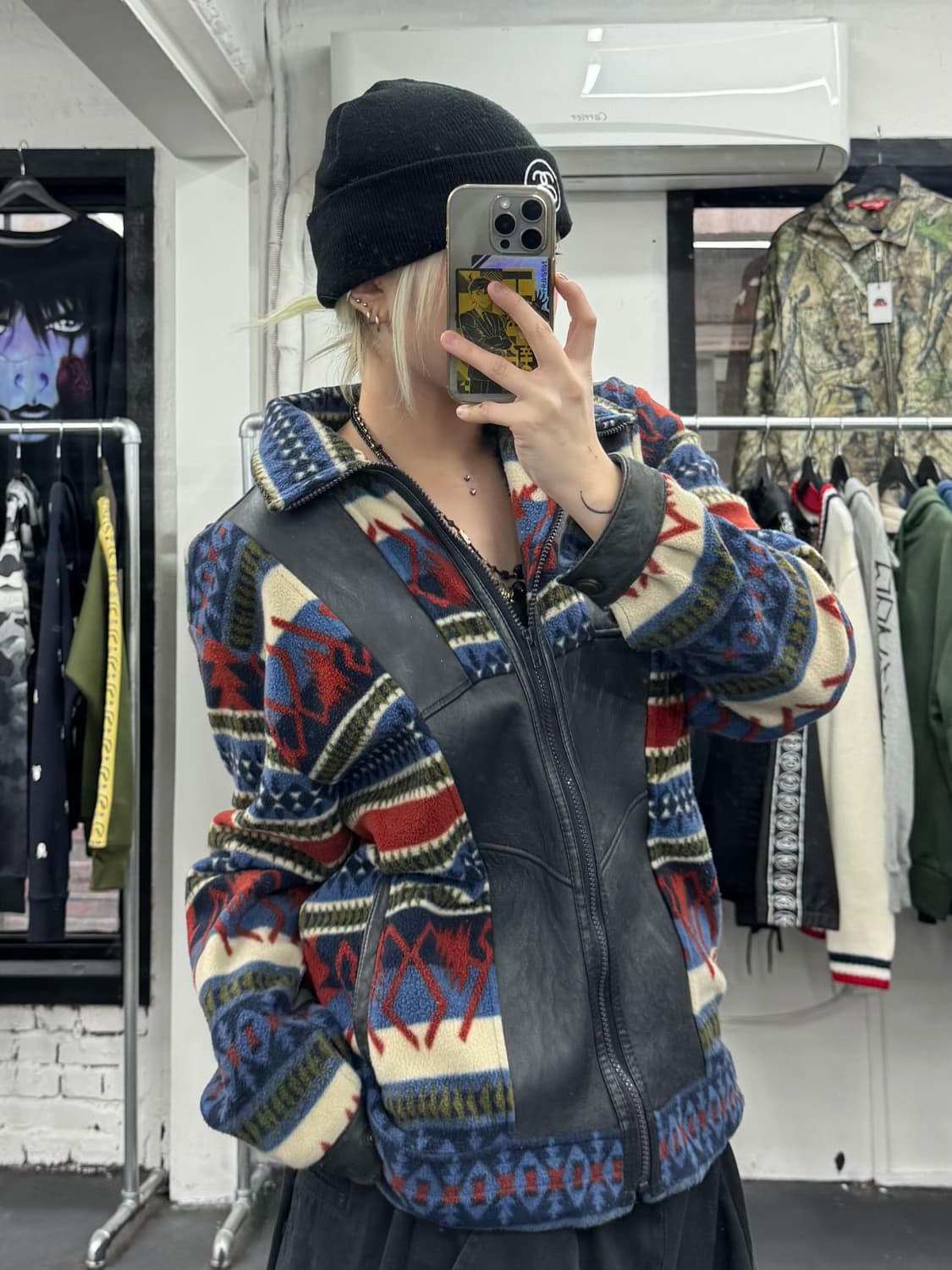 VTG 에스닉 플리스 자켓  상품이미지1