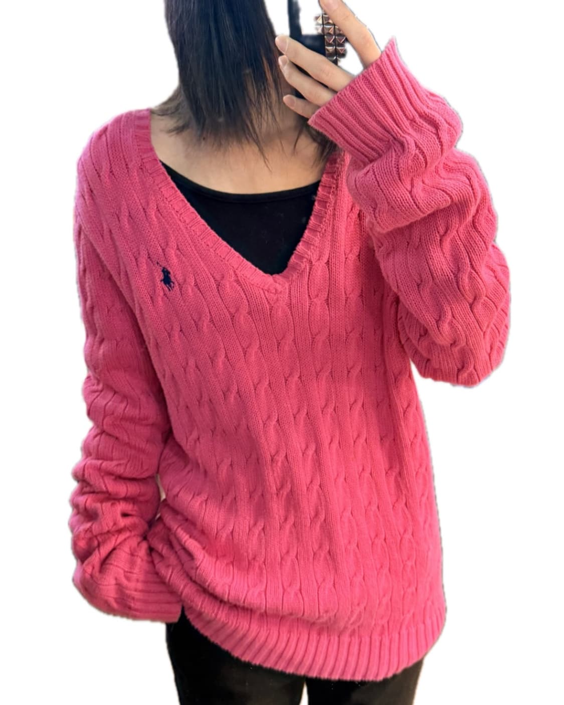 Polo Ralph Lauren 폴로 랄프로렌 핫핑크 니트 상품이미지1