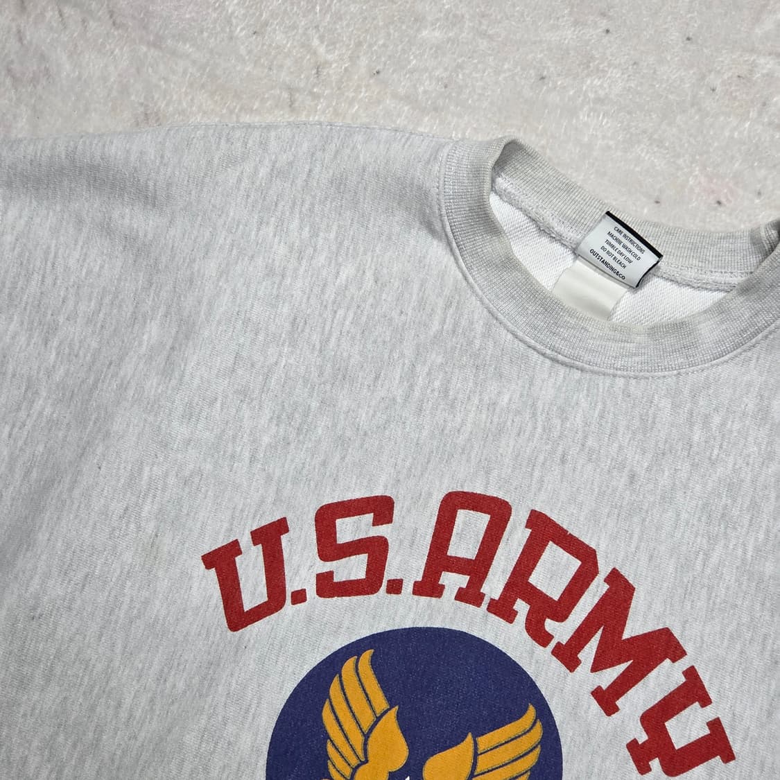 빈티지 US ARMY 프린팅 맨투맨 상품이미지2