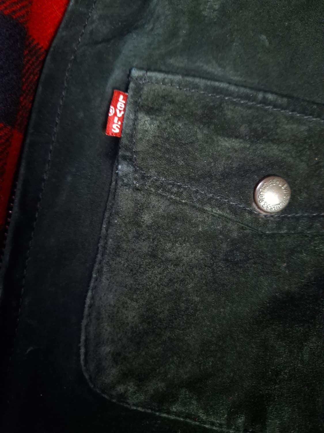 오리지날 리바이스 레드탭 리얼 스웨이드 트러커자켓 상품이미지7