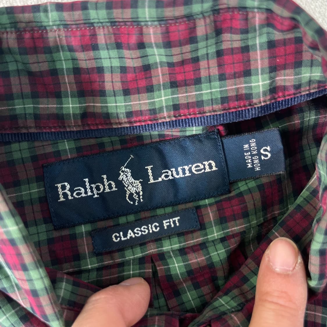 100 폴로랄프로렌 빈티지 체크 셔츠 상품이미지4