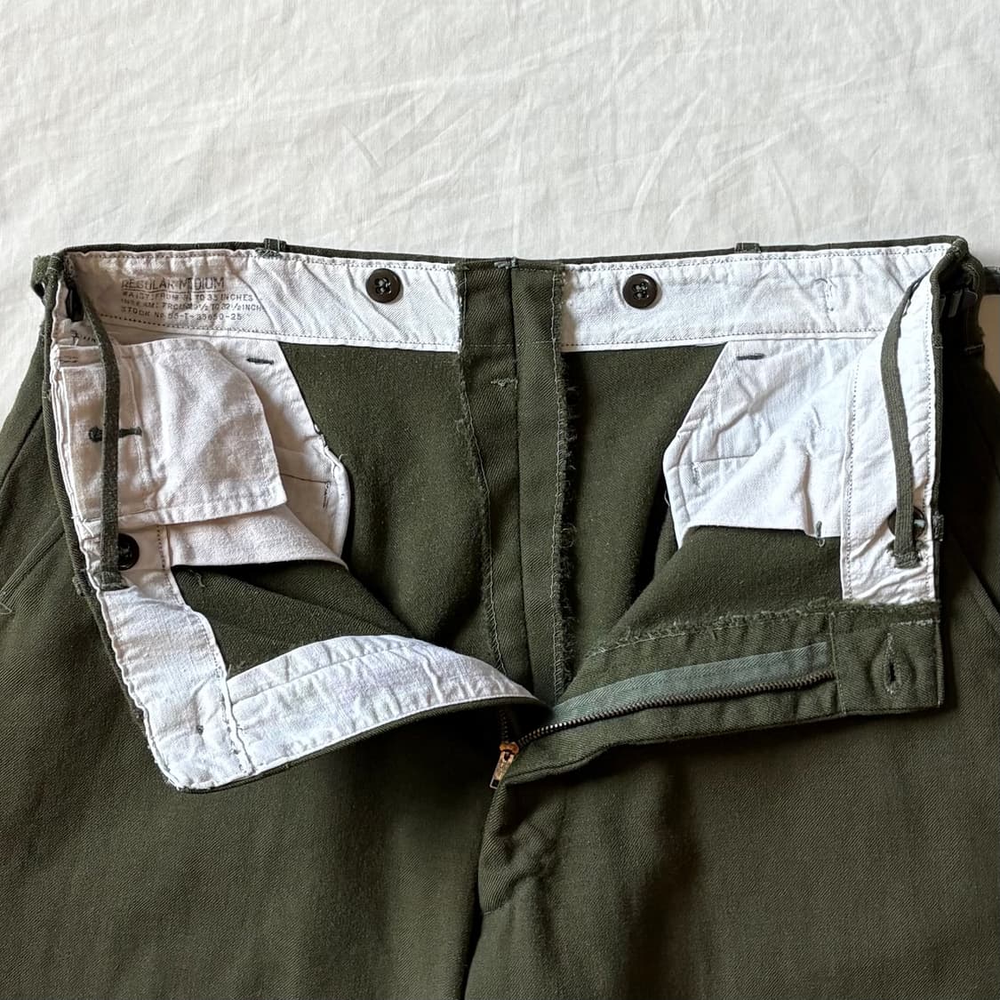 [M-R] 50s US ARMY M-1951 울 필드 트라우저스 상품이미지6