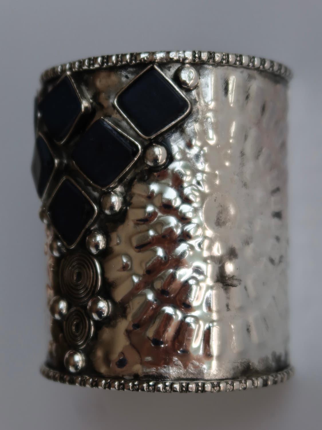 silver navy textured cuff 상품이미지3