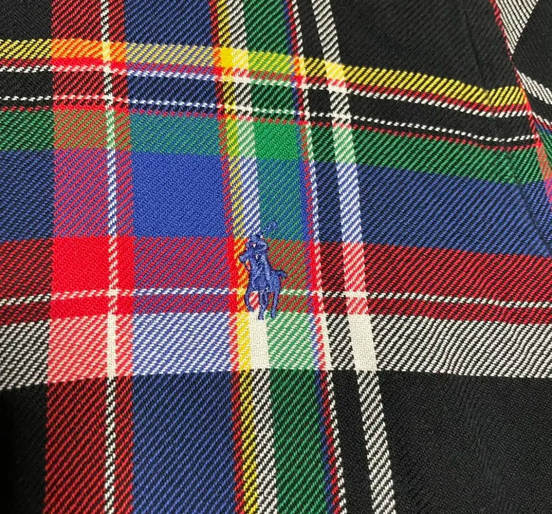 정품 폴로 랄프로렌 멀티컬러 타탄체크 셔츠 남방 상품이미지4