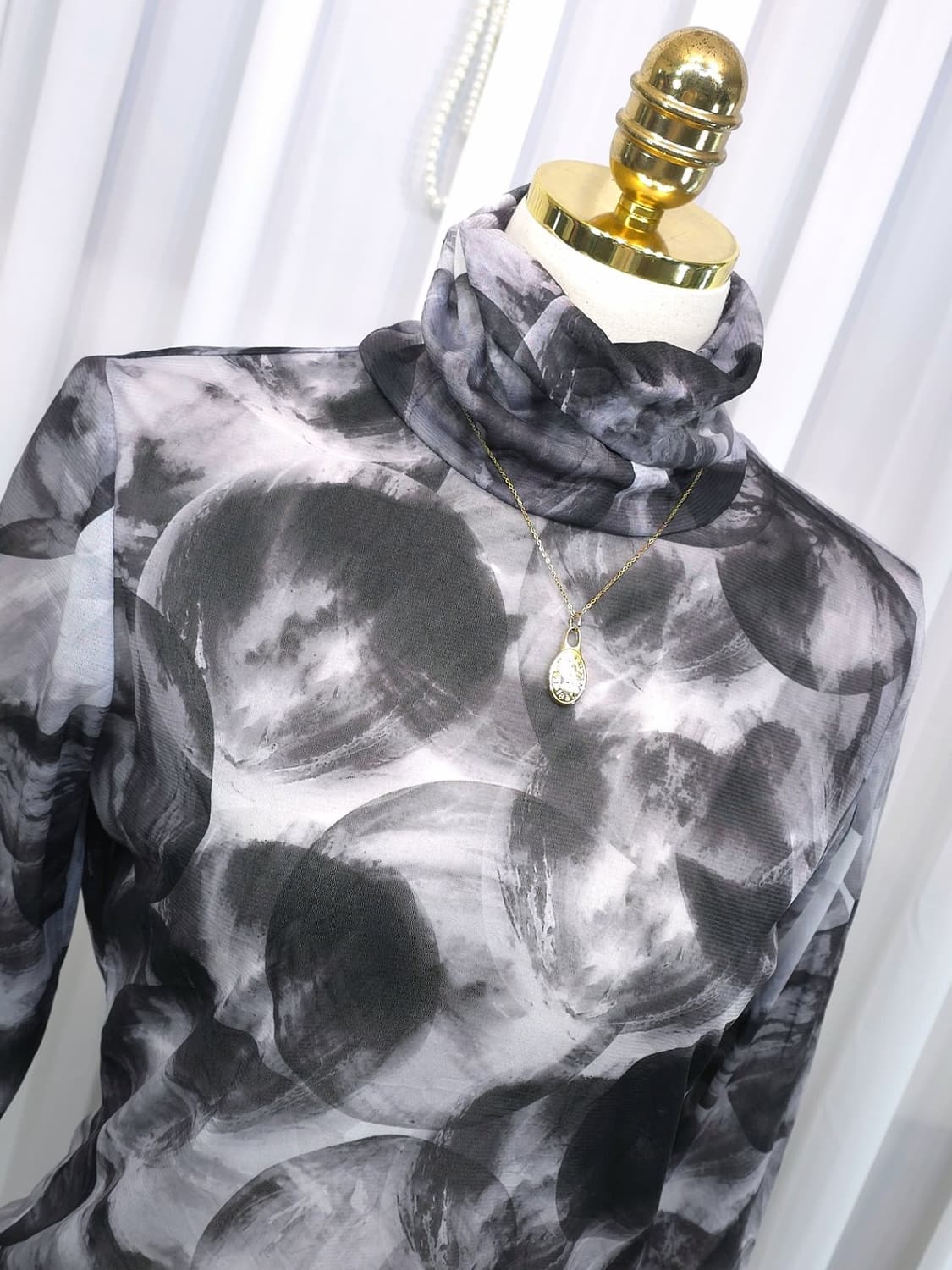 EN CLOCHE 시스루 터틀넥 38 상품이미지3