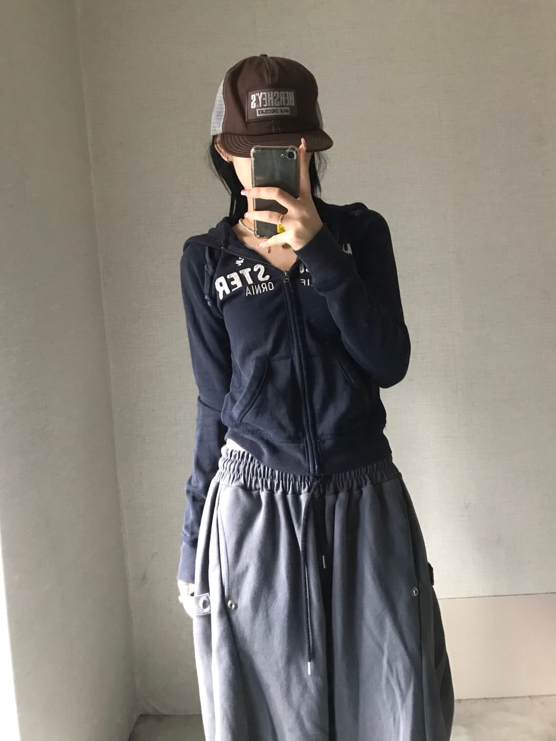 홀리스터 네이비 슬림핏 후드집업 상품이미지2
