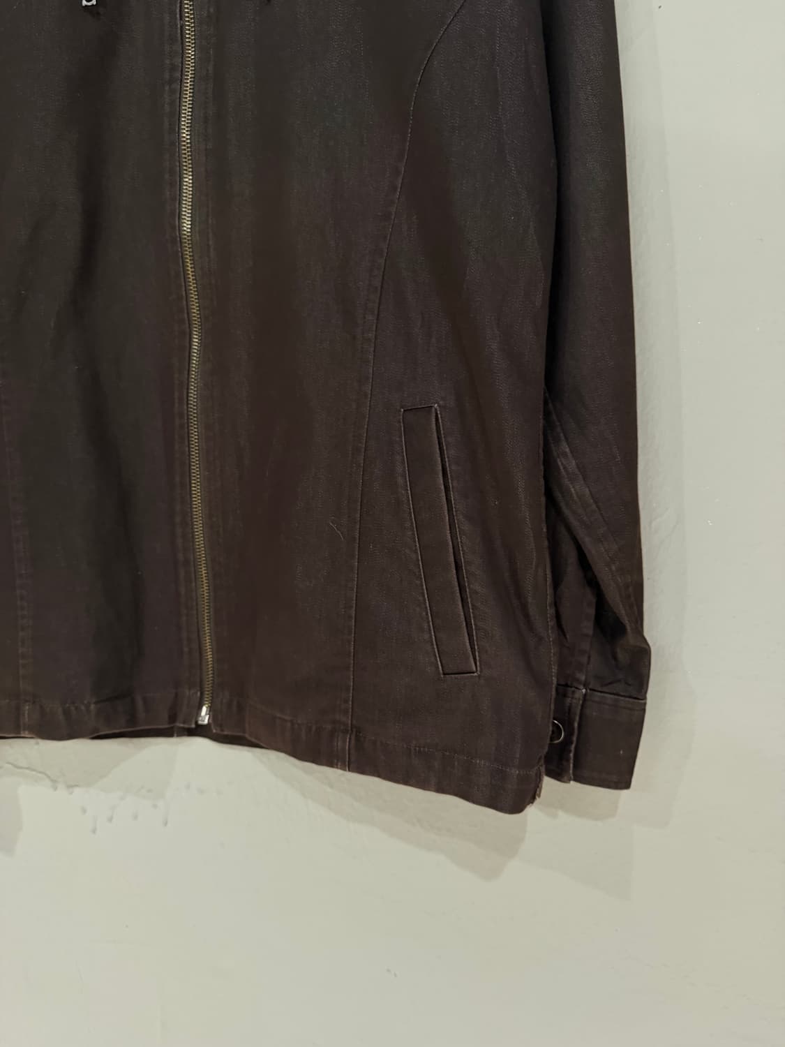 neck buckle zipper pocket jacket 상품이미지7