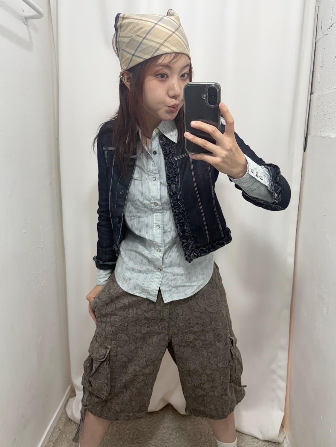 🎠 폴로 웨스턴 퍼프 셔츠 러블리 코디 상품이미지1