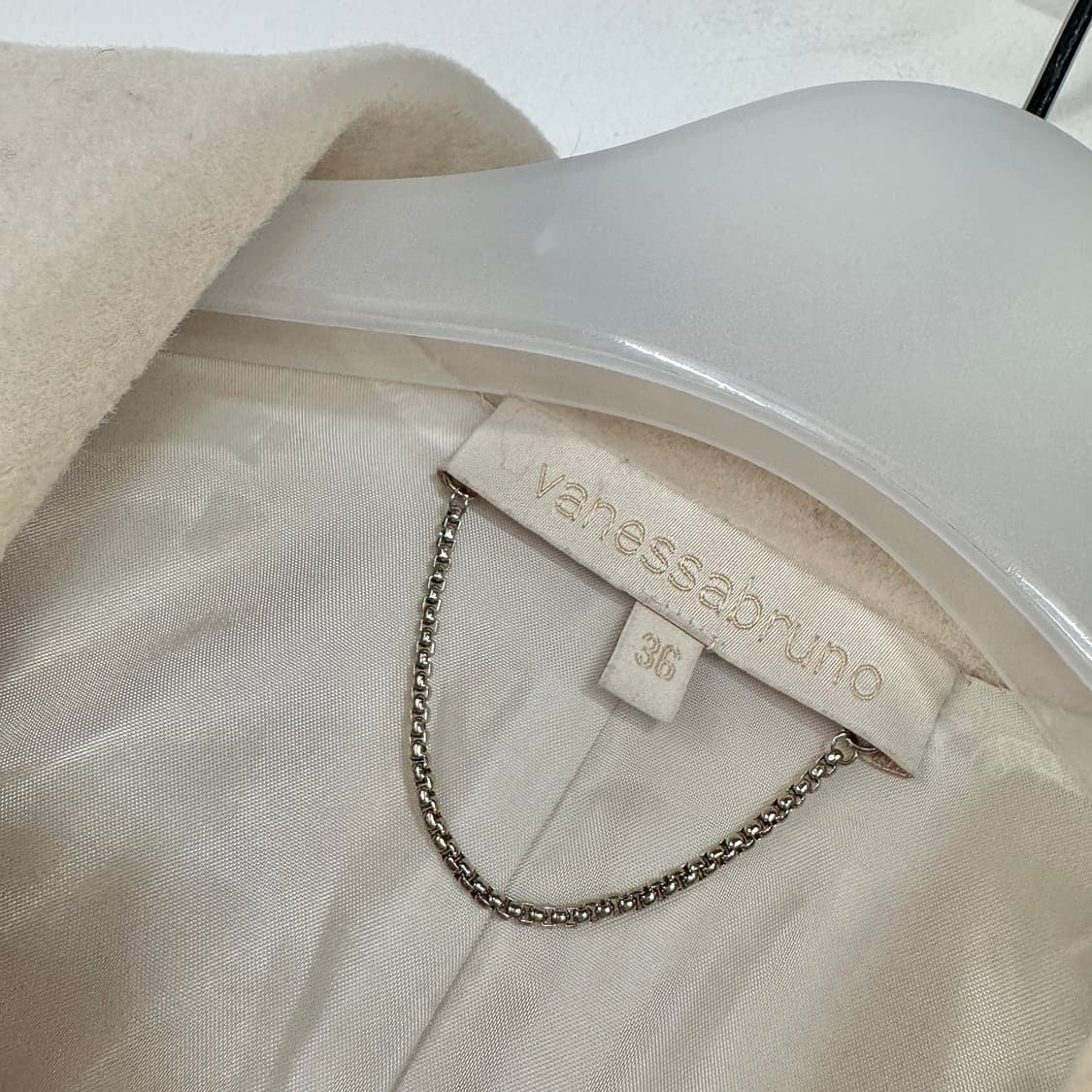 바네사브루노 울 블렌드 하프 코트 상품이미지4