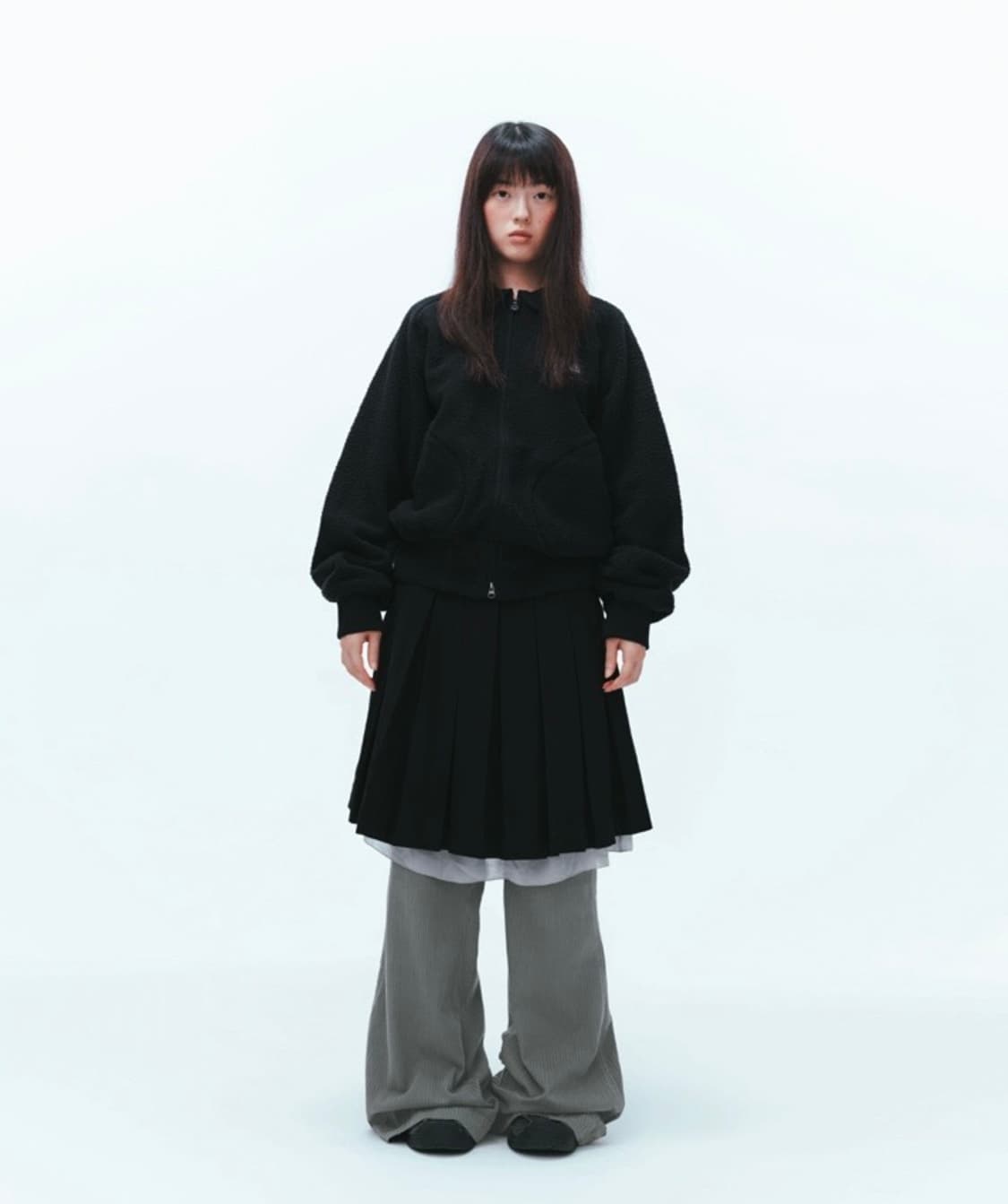 Coyseio 코이세이오 시보리 후리스 (블랙) 상품이미지1