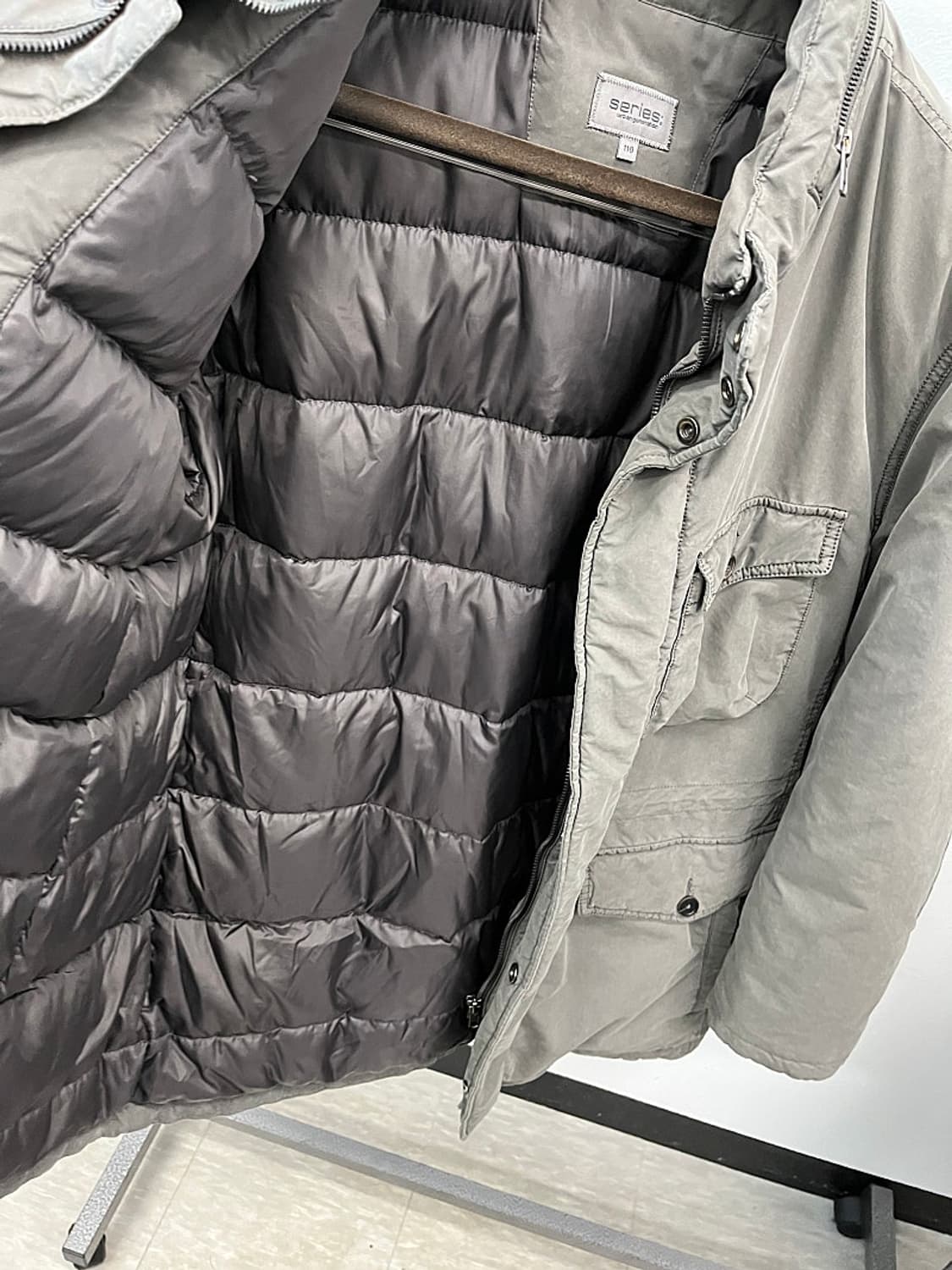 110) 시리즈 가먼트다잉 구스패딩  상품이미지8