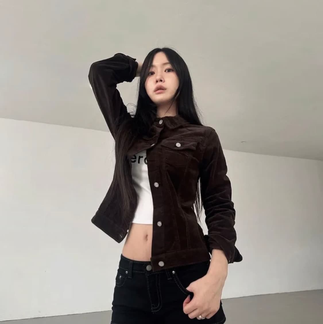 이너뮤트 브라운 골덴 자켓 상품이미지1