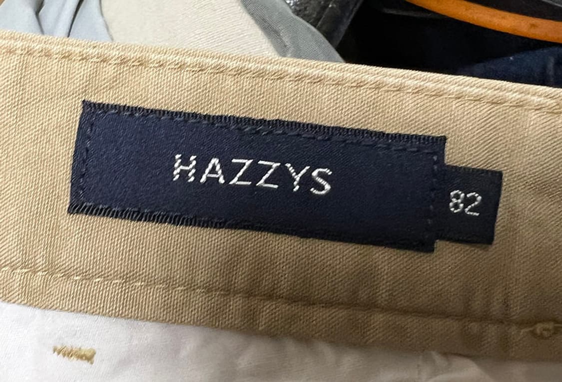 HAZZYS 헤지스 남자 앵커 닻 올오버 자수패턴 코튼 하프팬츠 M 31 상품이미지3