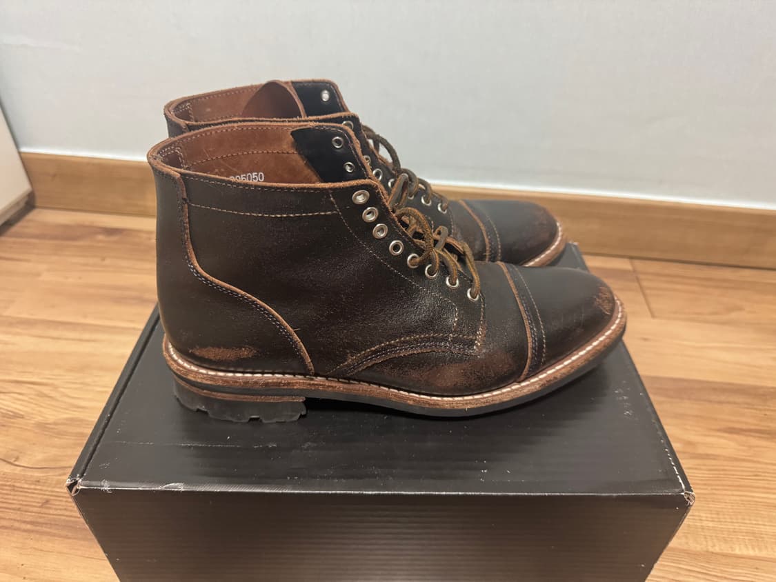 써스데이 부츠 뱅가드 왁스드 카카오 10 상품이미지4