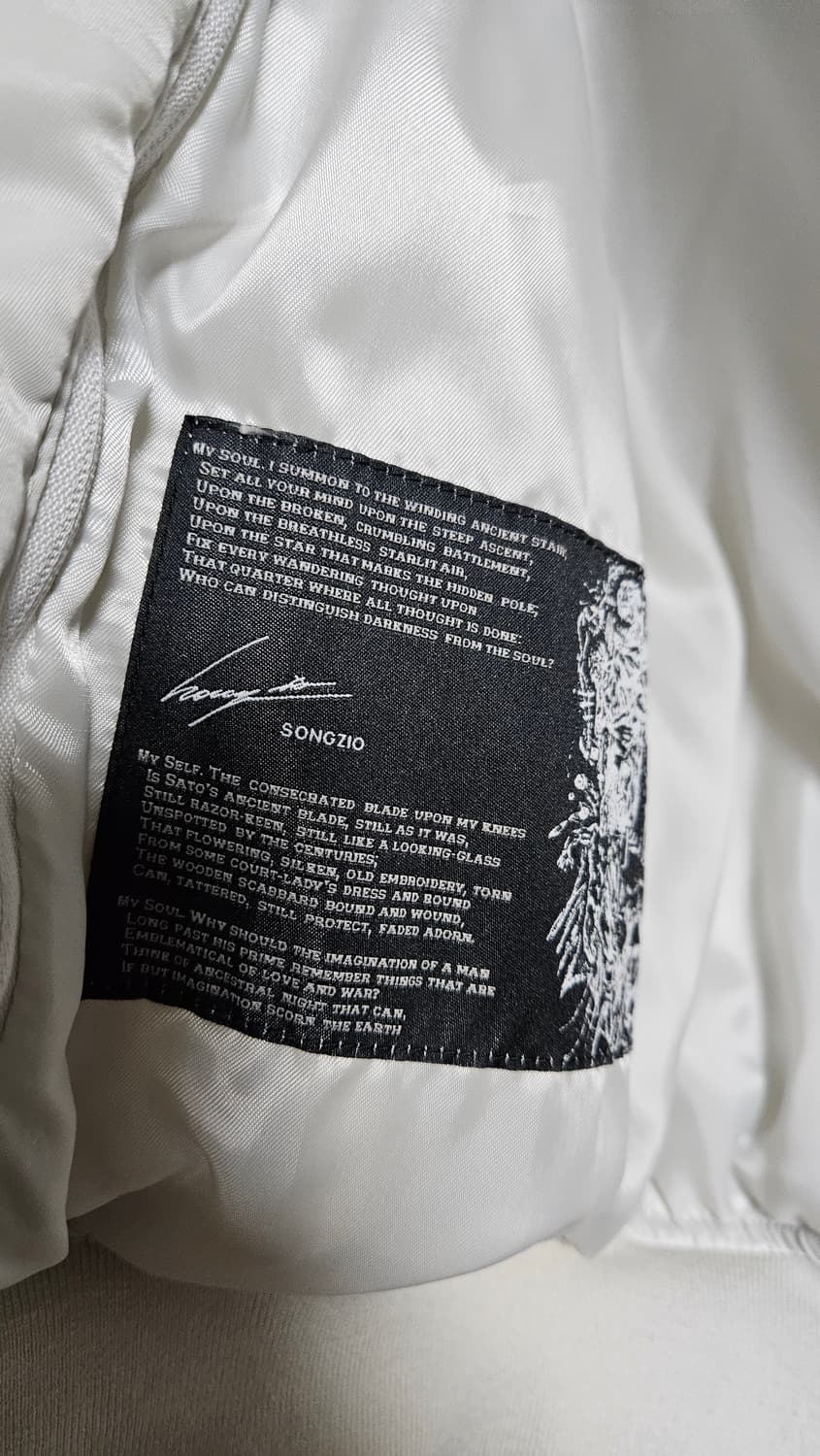 송지오옴므 항공자켓 봄버 점퍼 잠바 ma-1 블루종 상품이미지2