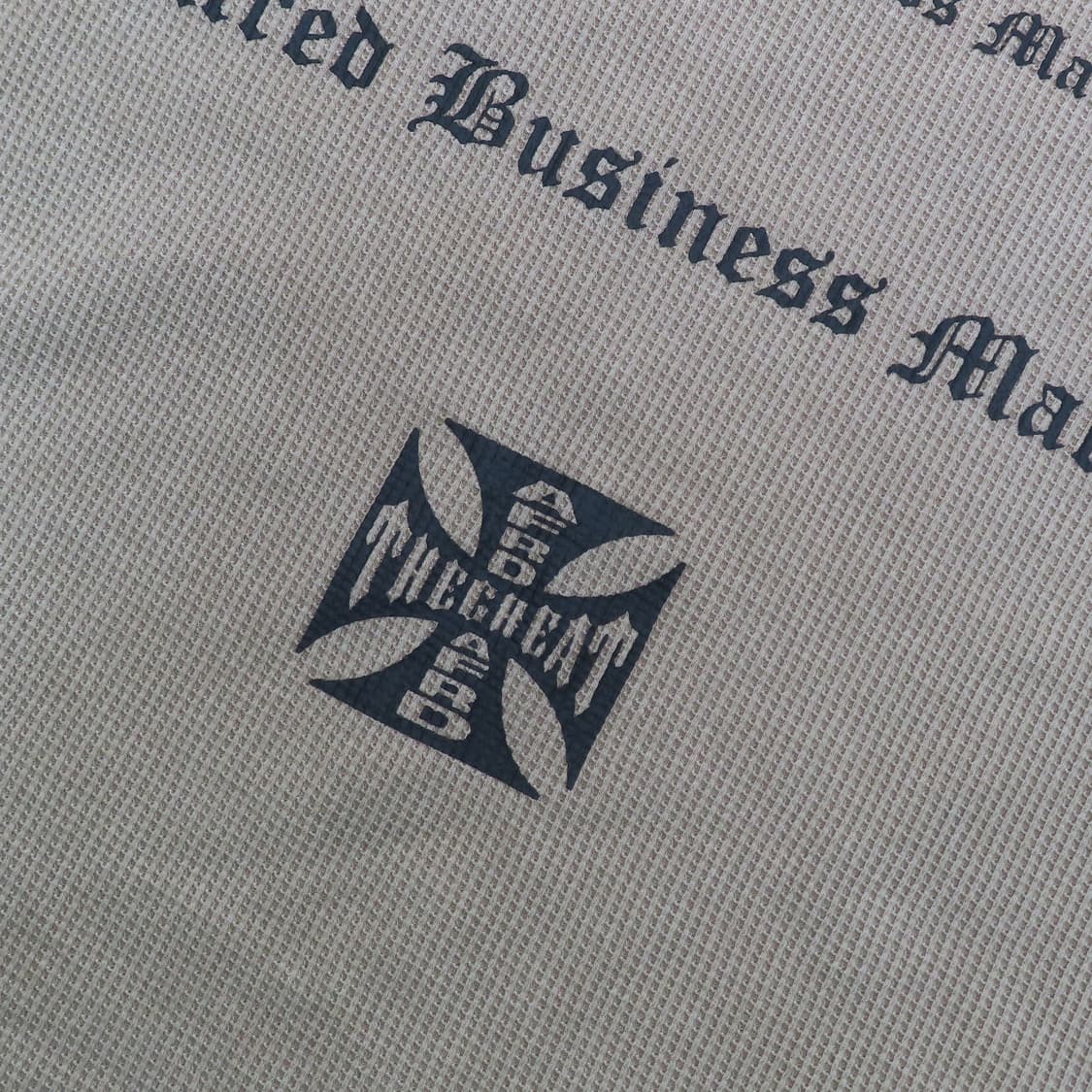 헤리티지플로스 알프레드 IRON CROSS PIGMENT WAFFLE L 상품이미지3