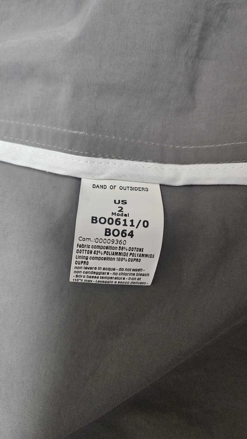 밴드오브아웃사이더 트렌치코트 상품이미지8