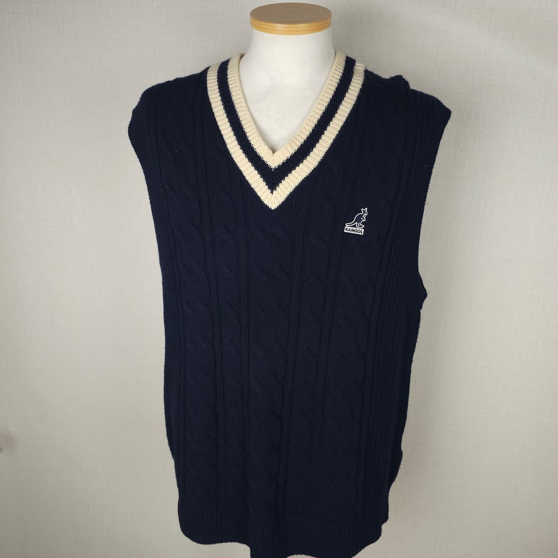 캉골 니트조끼 남자100사이즈  상품이미지1