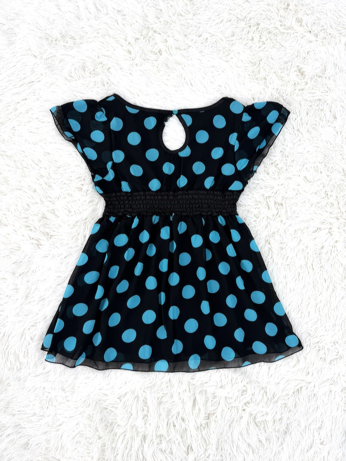 레트로 도트 블라우스 상품이미지4