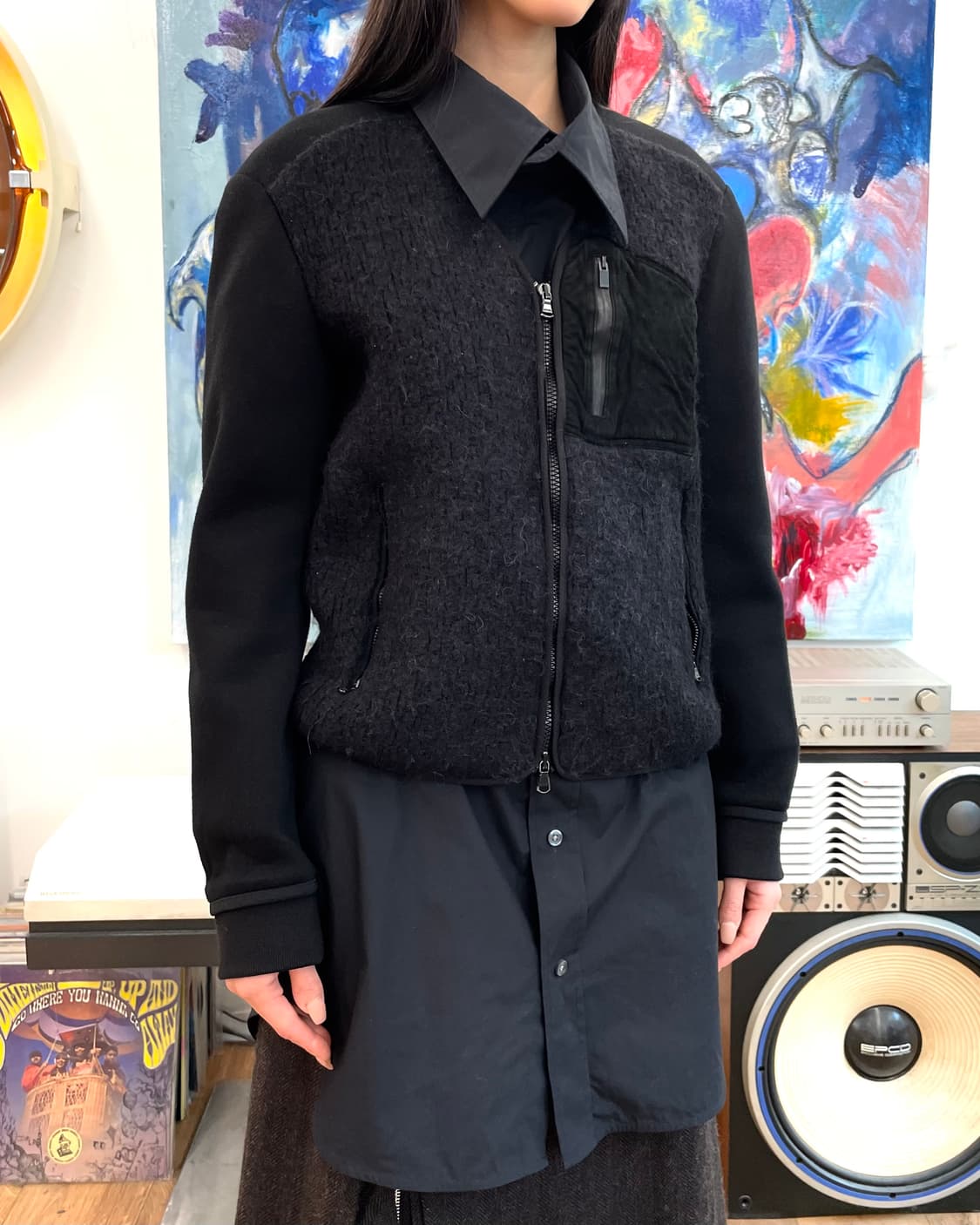 [46] 솔리드옴므 울 가디건 자켓 상품이미지1