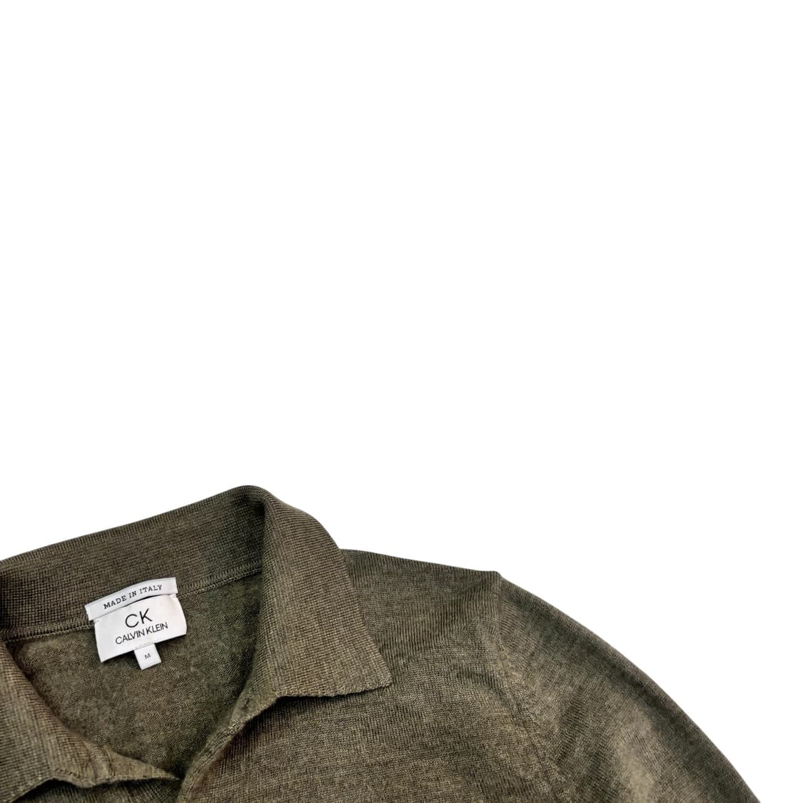 캘빈클라인 이태리 슬림 핏 카라 니트 상품이미지3