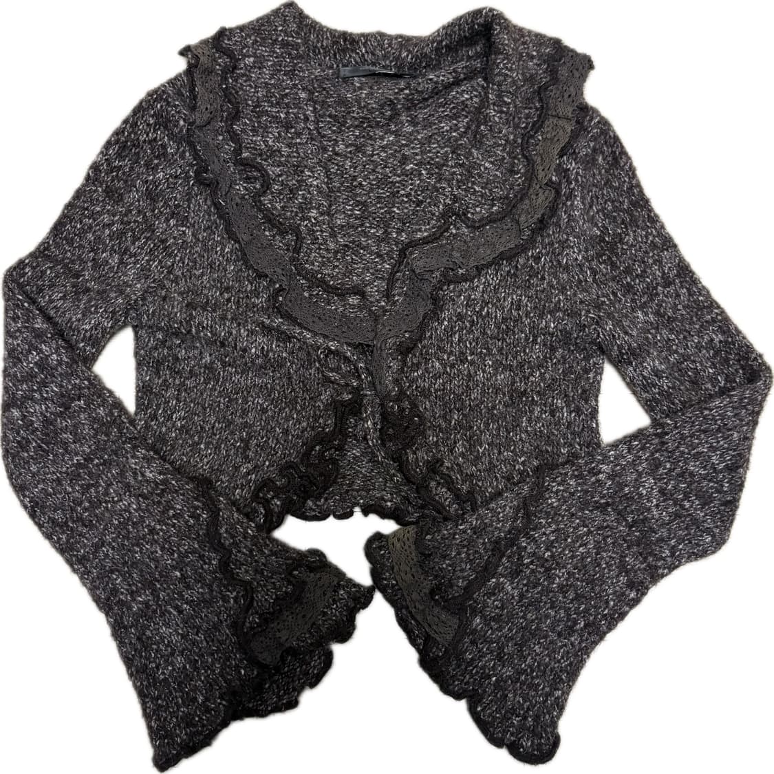 빈티지 러플 가디건 상품이미지1