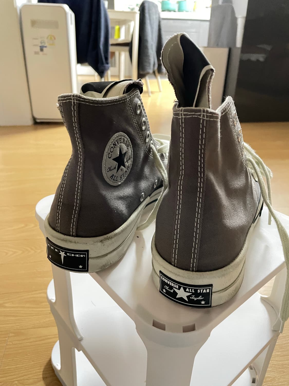 컨버스 x 다크쉐도우 터보다크  척 70 하이 레이스리스 아이언 265 상품이미지2