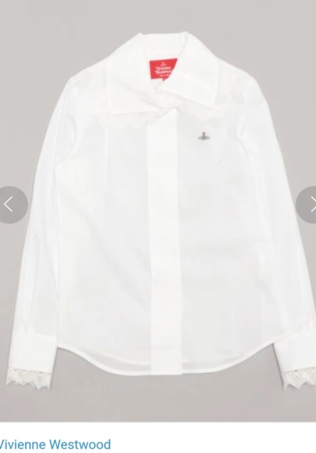 비비안웨스트우드 레드라벨 레이스카라 셔츠 (정품) 상품이미지8