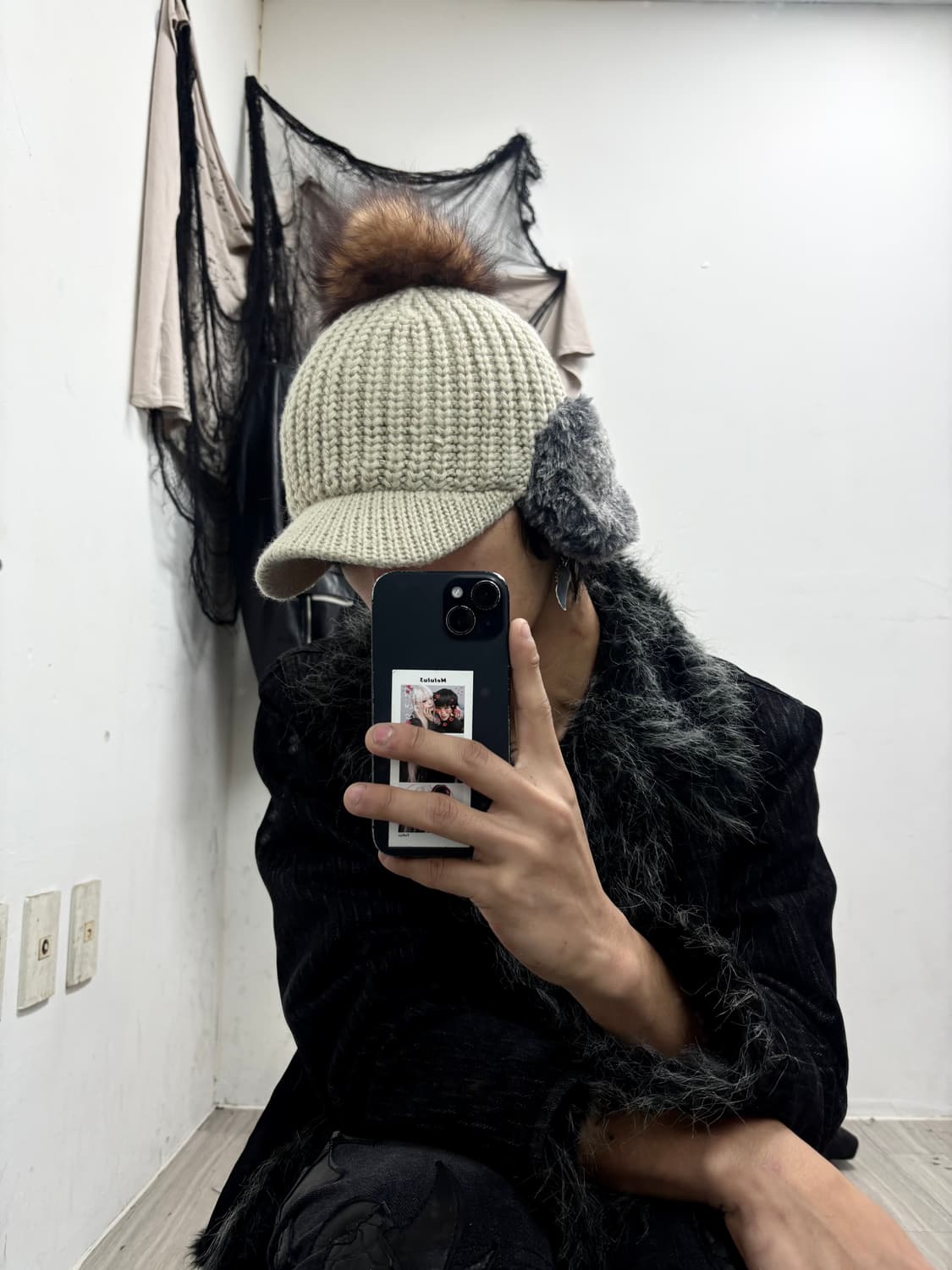 6 Ears Fur Detail Cap (여성 Free) 3.5 상품이미지6
