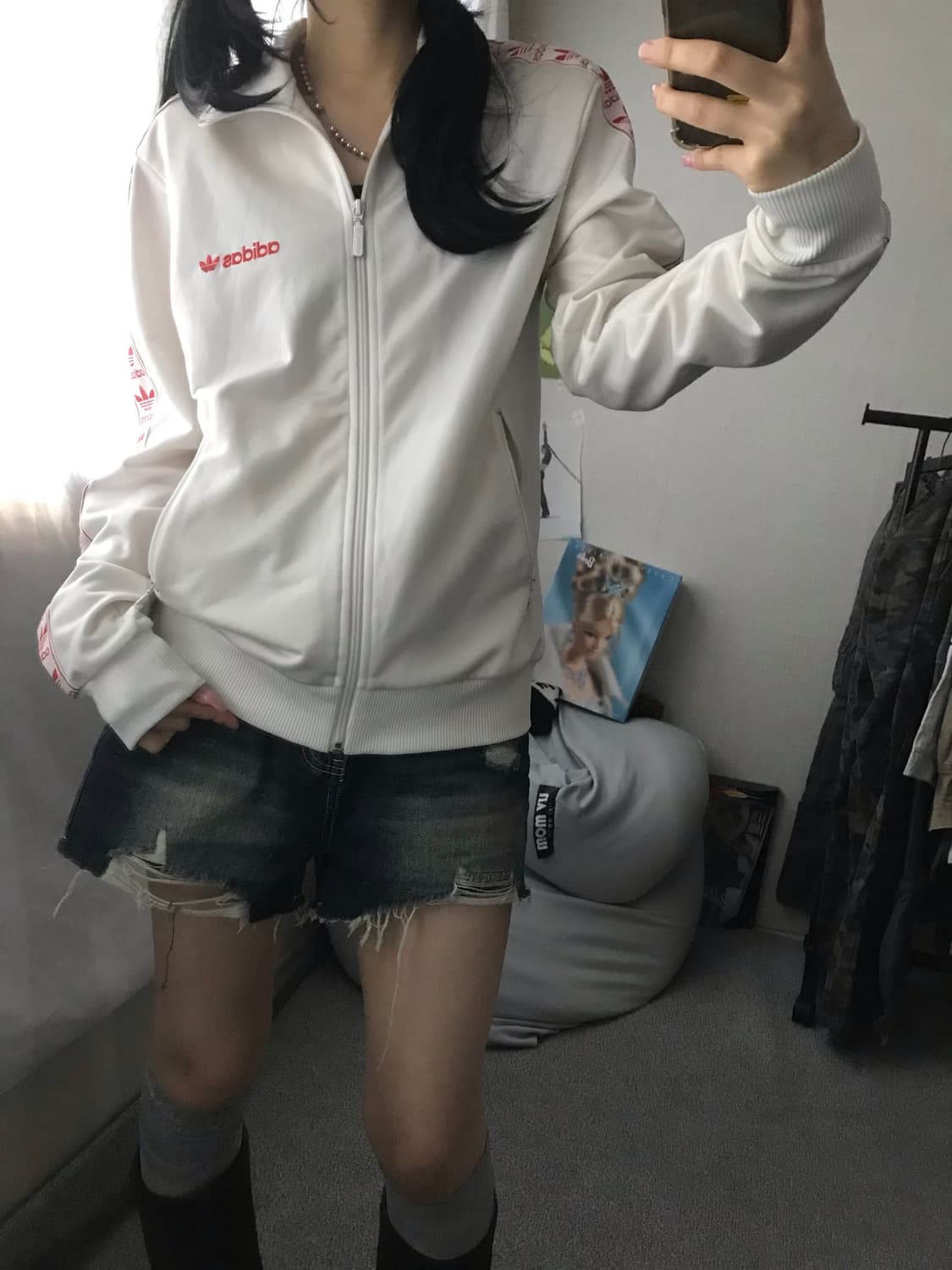 아디다스 00s 화이트 져지 상품이미지3