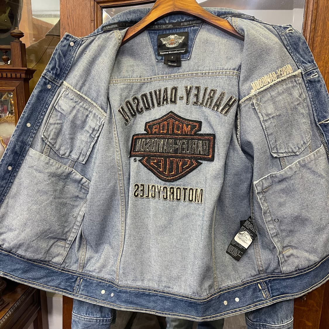 Harley davidson denim trucker 상품이미지7