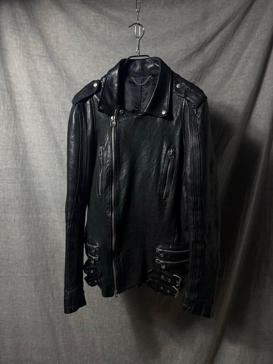 Vintage Multi Buckle Riders Jacket 상품이미지3