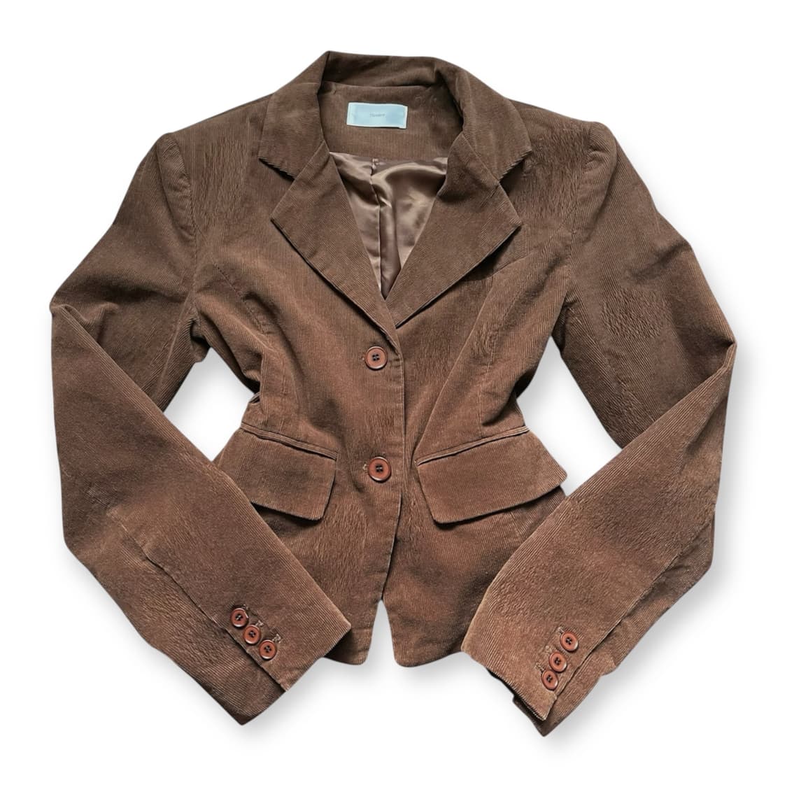 빈티지 코듀로이 브라운 카라 자켓 상품이미지1