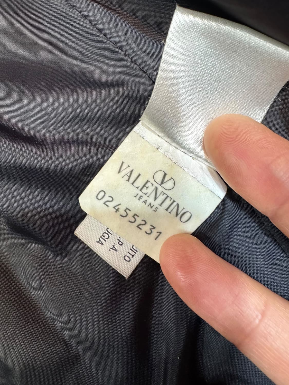 발렌티노 진스 나일론 후드 점퍼 made in ITALY (M)   상품이미지8