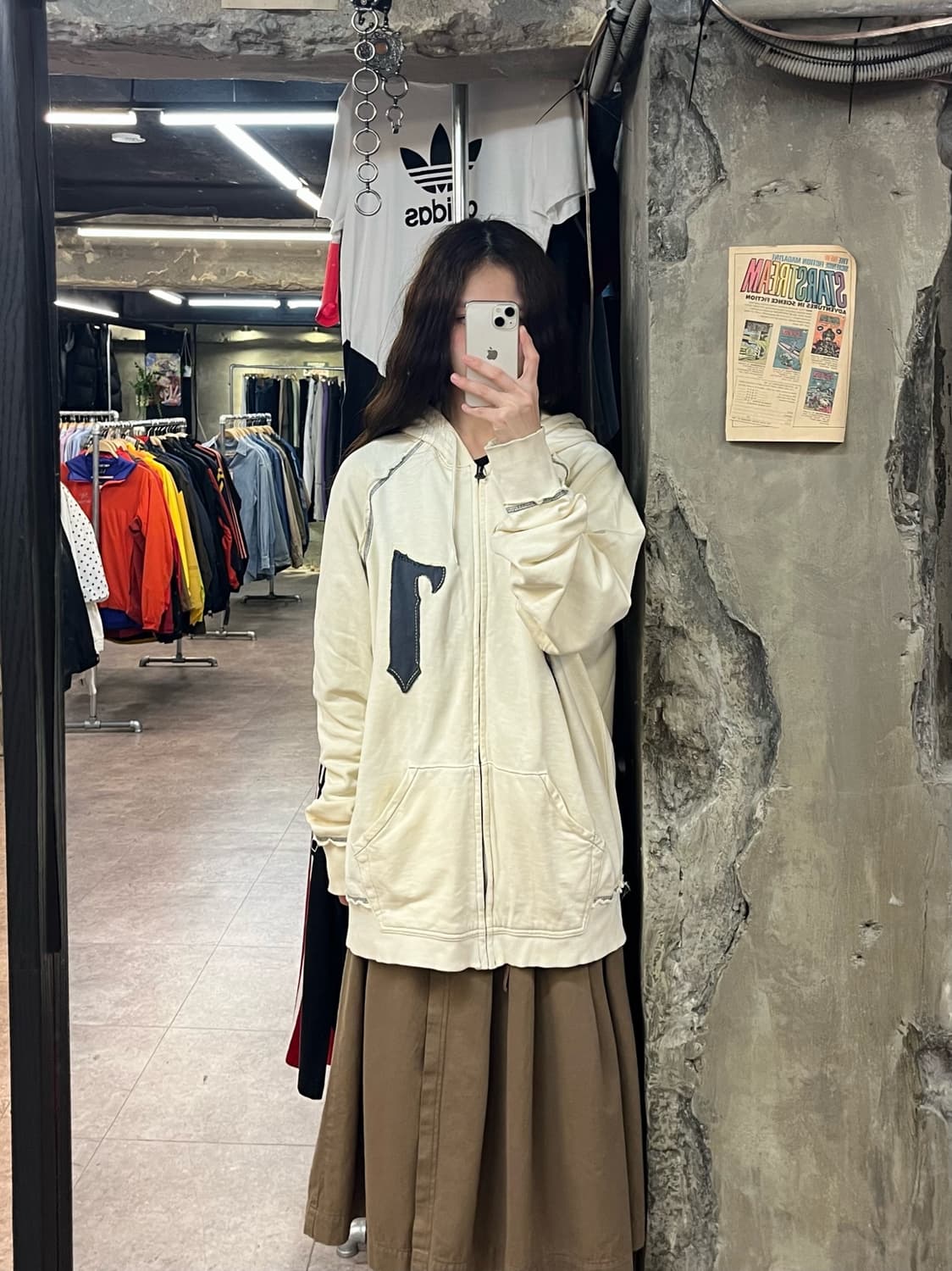 리바이스 후드집업 아이보리 XL(105) #csz2199 상품이미지2