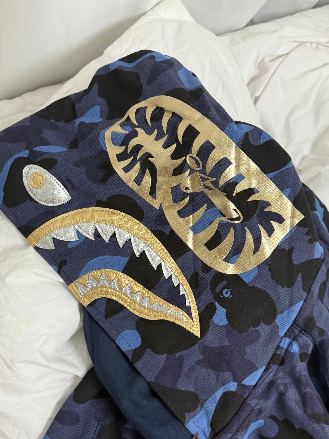 베이프 더블샤크후드 청계 금장 상품이미지3