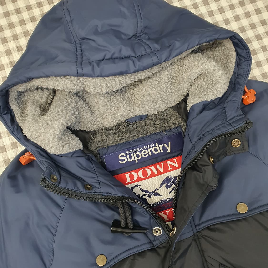 슈퍼드라이 기모 겨울패딩 남자95 상품이미지2
